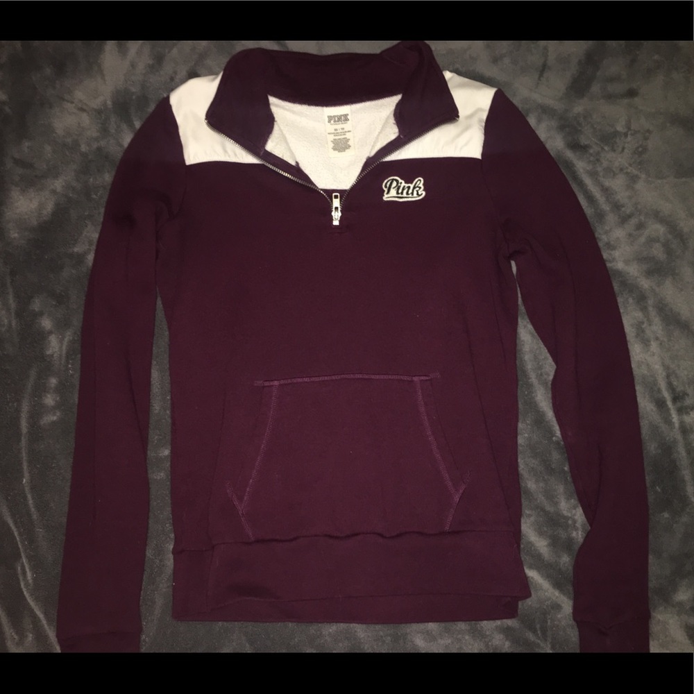 Victoria’s Secret PINK Quarter Zip Sweater